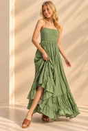 Twirl Away Tiered Maxi Dress