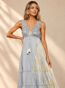 Solara Mirror Tassel Maxi Dress