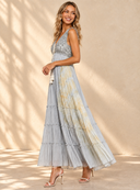 Solara Mirror Tassel Maxi Dress