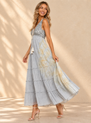 Solara Mirror Tassel Maxi Dress