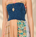 Boho Handkerchief Midi Dress