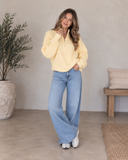 Cloudline Ribbed Half-Zip Relaxed Knit Pullover