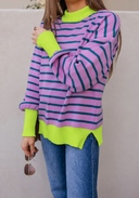 Luxe Comfort Stripe Sweater