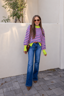 Luxe Comfort Stripe Sweater