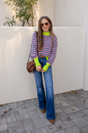 Luxe Comfort Stripe Sweater
