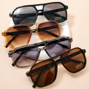 Desert Drive Tortoise Square Sunglasses