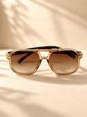 Desert Drive Tortoise Square Sunglasses