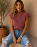 Harbor Haven Cable Knit Sweater Vest