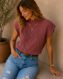 Harbor Haven Cable Knit Sweater Vest