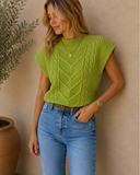Harbor Haven Cable Knit Sweater Vest