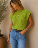 Harbor Haven Cable Knit Sweater Vest