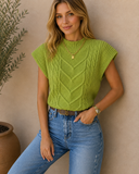 Harbor Haven Cable Knit Sweater Vest