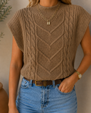 Harbor Haven Cable Knit Sweater Vest