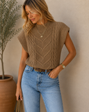 Harbor Haven Cable Knit Sweater Vest