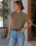 Harbor Haven Cable Knit Sweater Vest