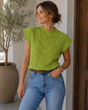 Harbor Haven Cable Knit Sweater Vest