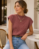 Harbor Haven Cable Knit Sweater Vest