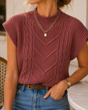 Harbor Haven Cable Knit Sweater Vest