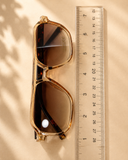 Desert Drive Tortoise Square Sunglasses