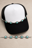 Turquoise Concho Hat Chain
