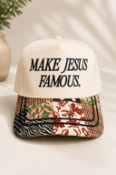 Make Jesus Famous Patchwork Hat