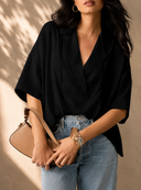 Boardwalk Breeze Collared Blouse