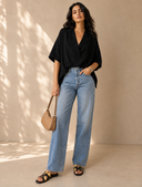 Boardwalk Breeze Collared Blouse