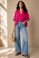 Boardwalk Breeze Collared Blouse