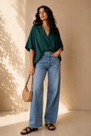 Boardwalk Breeze Collared Blouse