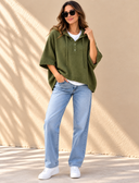 Easygoing Hooded Cape