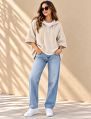 Easygoing Hooded Cape