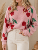 Cherry On Top Luxe Ribbed Sweater
