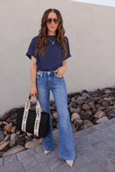MONO B Naturally Cozy Organic Cotton Boyfriend Tee