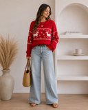 Christmas Magic Reindeer Sweater