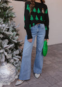 Frosted Pines Christmas Tree Sweater