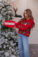 Frosted Pines Christmas Tree Sweater