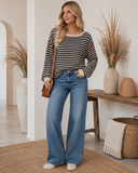 Classic Oversized Stripe Sweater