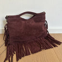 Cleo Suede Fringe Bag