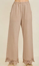 Coastal Ease Wave Hem Pants