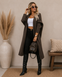 Coffee Date Long Knit Cardigan
