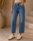 Comet Stretch Low Slung Baggy Straight Jeans - Dark