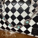 Turquoise Trails Concho Bag Chain Charm