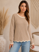 Cozy Wave Knit Sweater