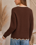 Cozy Wave Knit Sweater