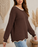 Cozy Wave Knit Sweater