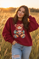 Cozy Bear Sweatshirt at Golden Hour.png