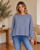 Cloud 9 Soft Melange Hacci Long Sleeve