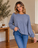Cloud 9 Soft Melange Hacci Long Sleeve