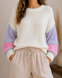 Cozy Kandy Stripe Sleeve Sweater