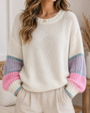 Cozy Kandy Stripe Sleeve Sweater